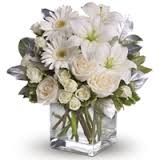 Gerberas lilies flowers vase