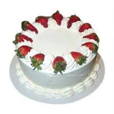 Eggless cake 1 kg Strawberry cake