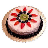 Eggless cake 1 kg Strawberry cake